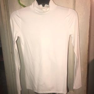White turtle neck